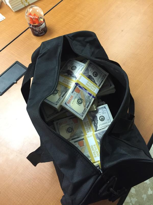 Money Duffle Bag 