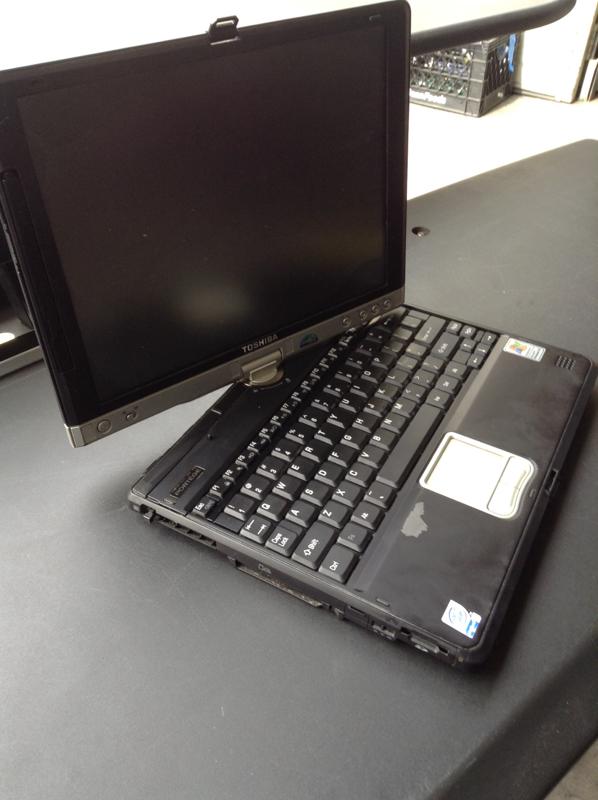 black toshiba laptop